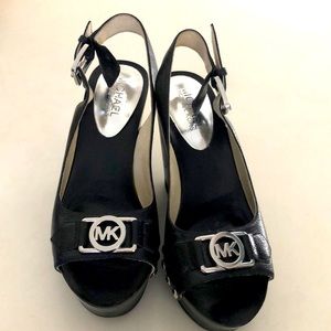 Michael Kors Black Wedges